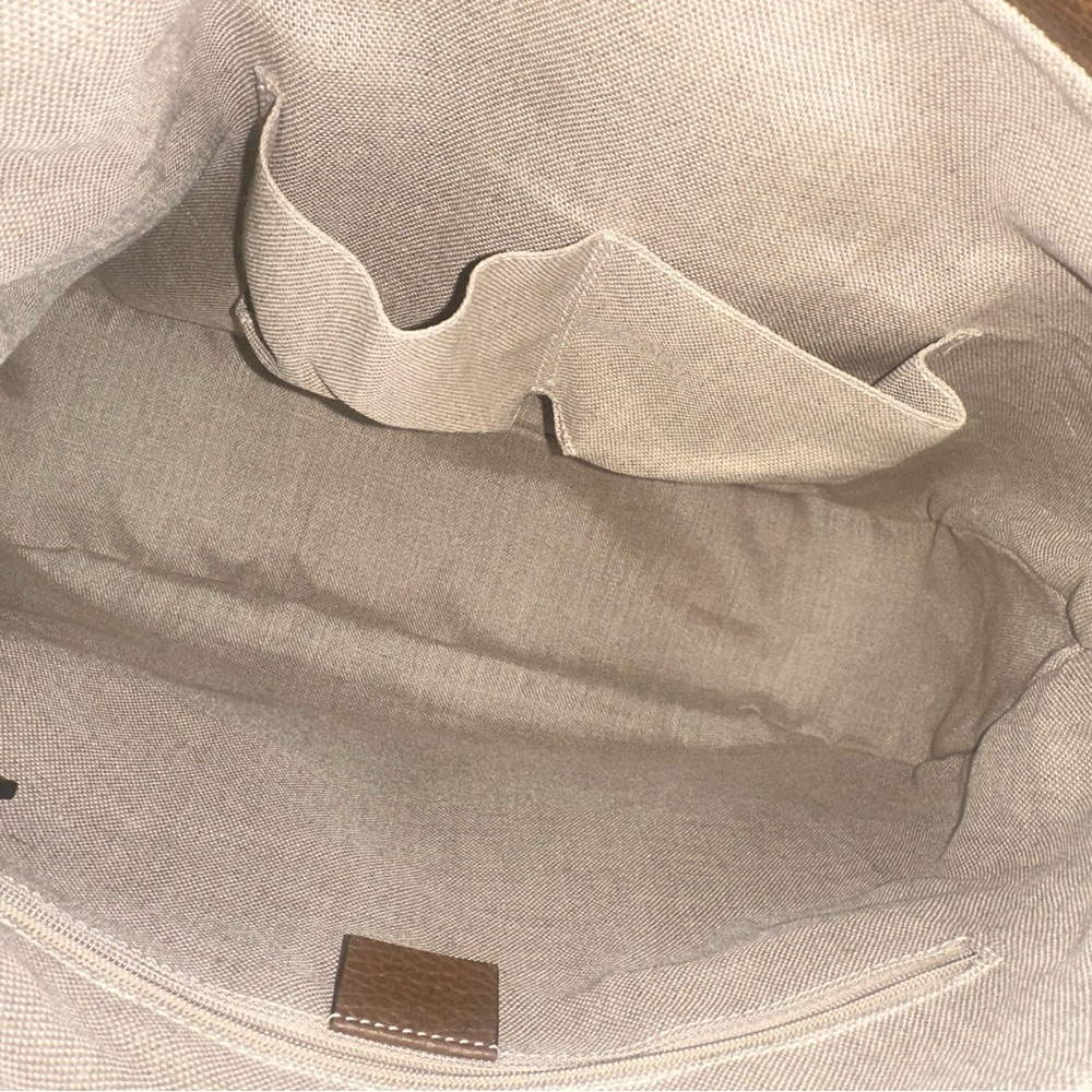 Gucci GG Bree Canvas Leather Hobo - Picture 9 of 11